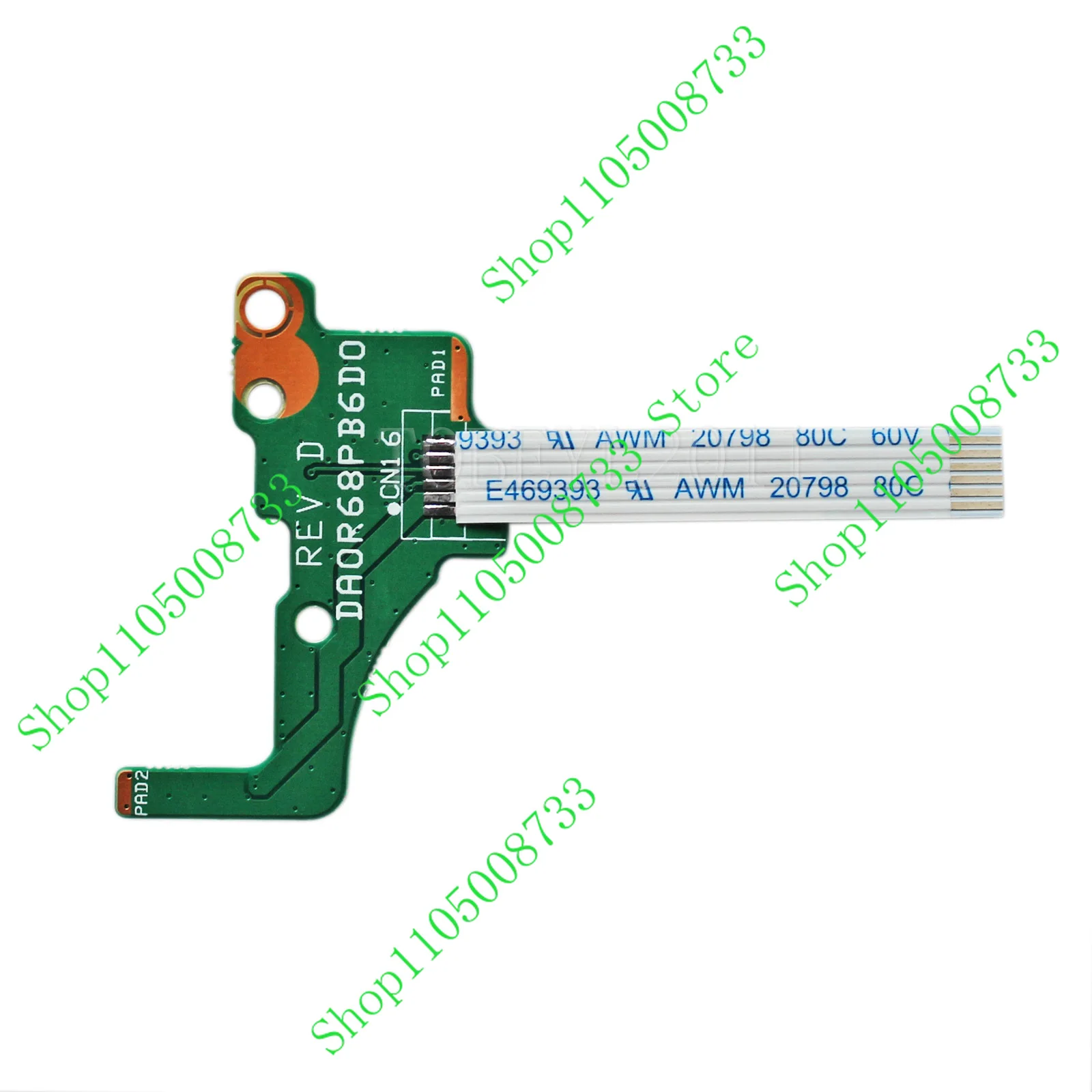 PJS New Power Button Board w/ Ribbon For HP Pavilion 17-e118dx 17-e118nr 17-e119nr DA0R68PB6D0
PJS New Power Button Board w/ Ribbon For HP Pavilion 17-e118dx 17-e118nr 17-e119nr DA0R68PB6D0
