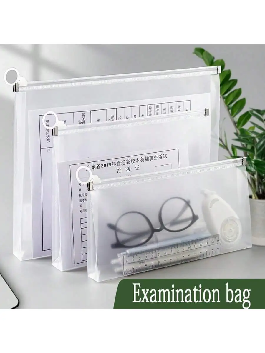 Clear File Bag A4/A5/A6 Large Capacity Storage Interview Exam Special Stationery Bag Can Be Used for Cosmetics Storage
Clear File Bag A4/A5/A6 Large Capacity Storage Interview Exam Special Stationery Bag Can Be Used for Cosmetics Storage