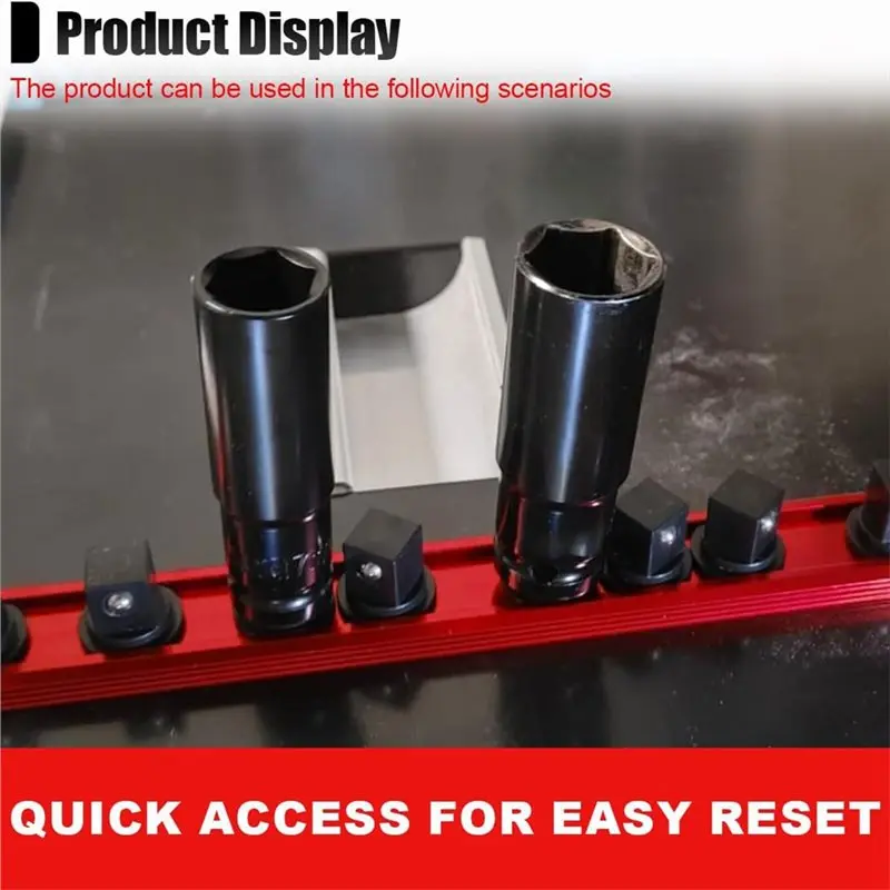 【THANKSGIVING DAY】Magnetic Socket Organizer Automotive Garage Drive Socket Tray Tool 360° Swivel Clips Socket Holder
【THANKSGIVING DAY】Magnetic Socket Organizer Automotive Garage Drive Socket Tray Tool 360° Swivel Clips Socket Holder