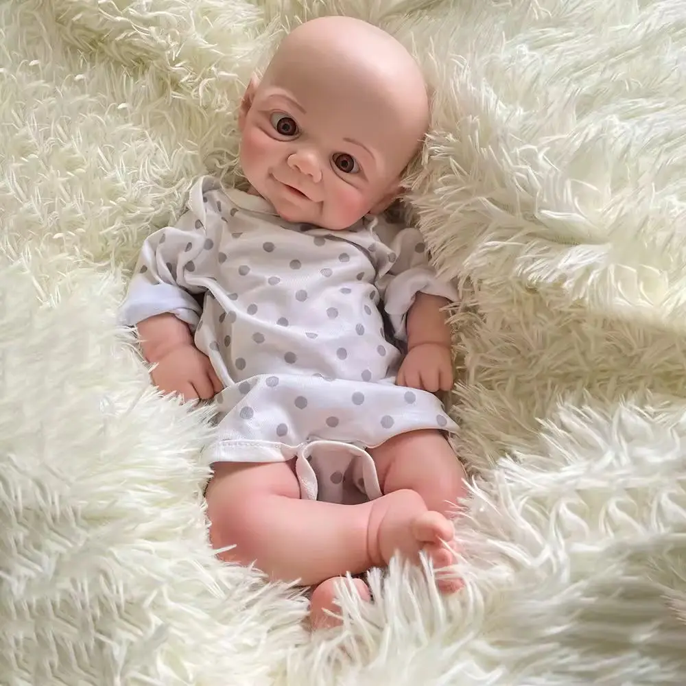 Lifeloke 17Inch Painted Full Body Silicone Reborn Baby 1:1 Soft Handmade Waterproof Newborn Dolls for Kid Toy Gift
Lifeloke 17Inch Painted Full Body Silicone Reborn Baby 1:1 Soft Handmade Waterproof Newborn Dolls for Kid Toy Gift