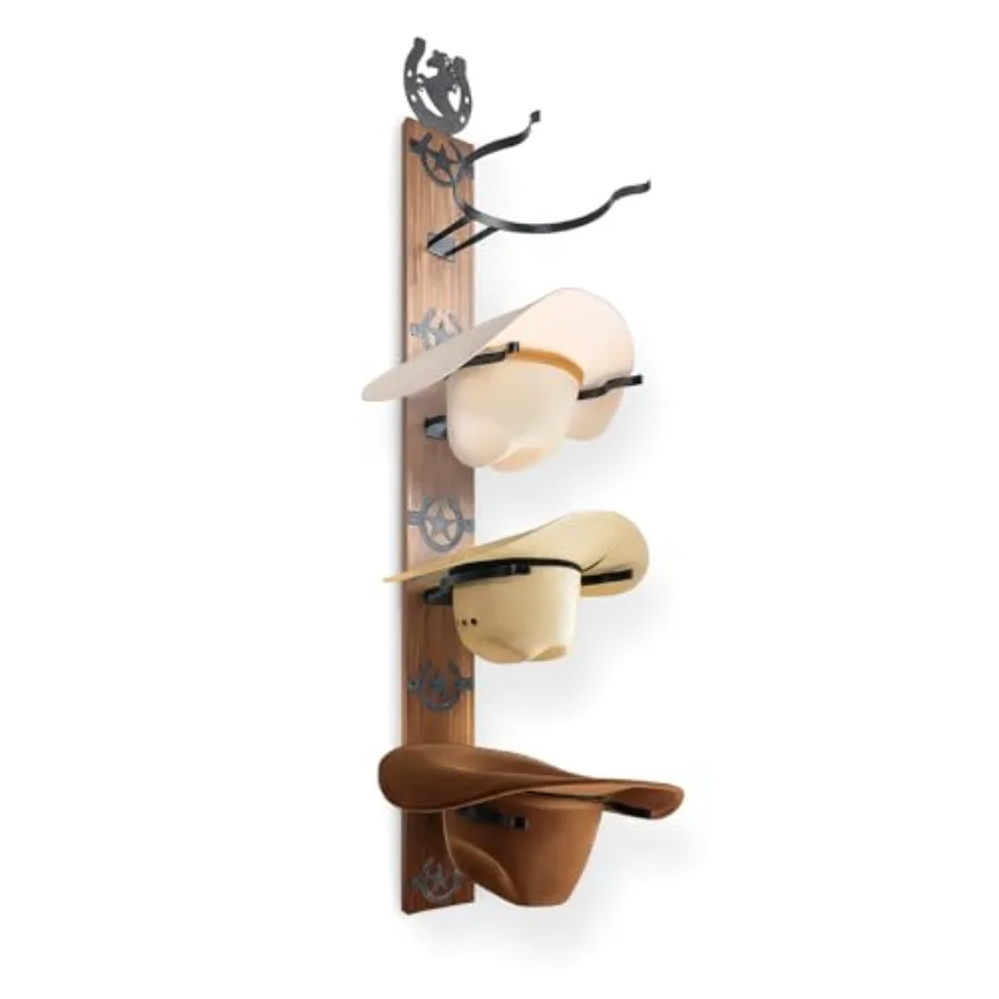 Cowboy Hat Rack for Wall Western Hat Rack Wall Mounted Hat Organizer Wall Cowboy Hat Holder Western Decor Storage Rack for Cowb
Cowboy Hat Rack for Wall Western Hat Rack Wall Mounted Hat Organizer Wall Cowboy Hat Holder Western Decor Storage Rack for Cowb