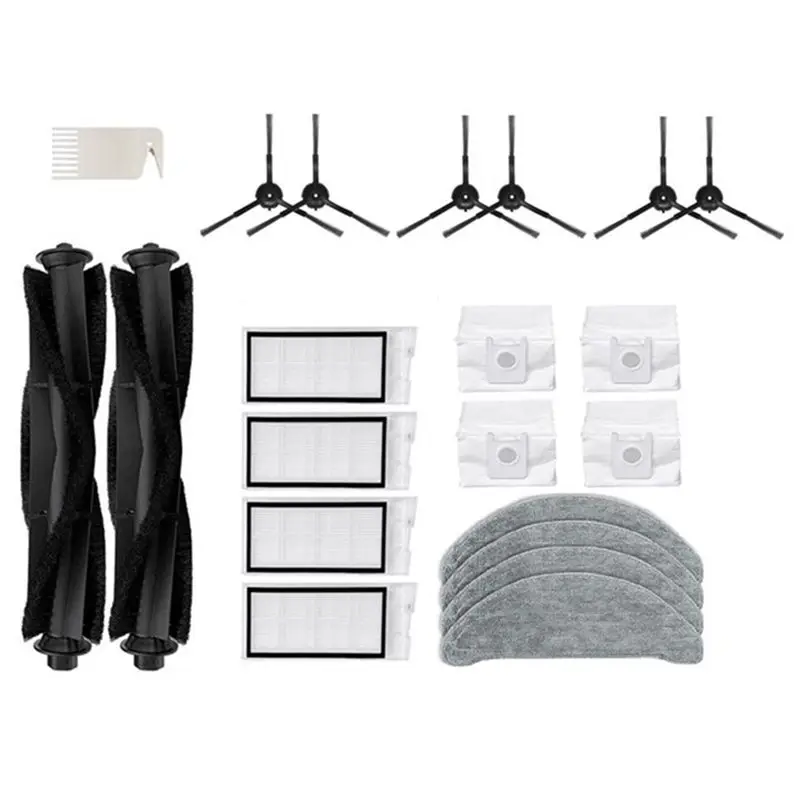 A99U 21Pcs Accessories Kit for Roidmi Eve Plus Main Side Brush Washable HEPA Filter Mop Cloth Dust Bag Vacuum Cleaner Parts
A99U 21Pcs Accessories Kit for Roidmi Eve Plus Main Side Brush Washable HEPA Filter Mop Cloth Dust Bag Vacuum Cleaner Parts