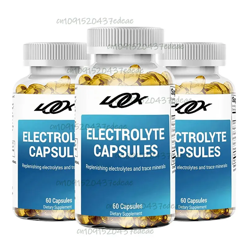 Electrolyte Capsules - A sugar free electrolyte supplement that supports energy, endurance, and hydration, 60 capsules
Electrolyte Capsules - A sugar free electrolyte supplement that supports energy, endurance, and hydration, 60 capsules