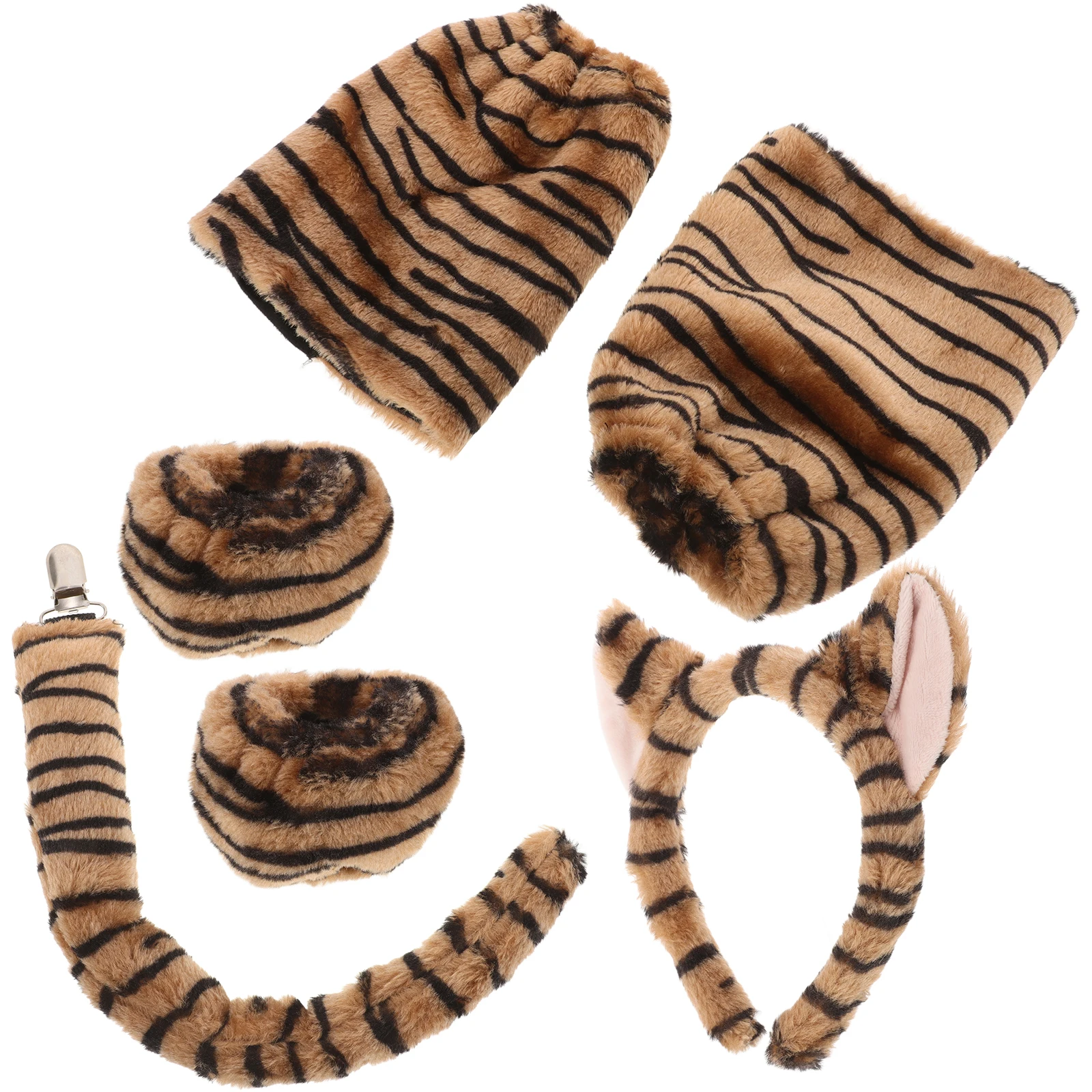 Tiger Ear Costume Set Animal Headband Tail Accessory Kids Women Cosplay Halloween Party Ears Headpiece Safe Fabric Exquisite
Tiger Ear Costume Set Animal Headband Tail Accessory Kids Women Cosplay Halloween Party Ears Headpiece Safe Fabric Exquisite