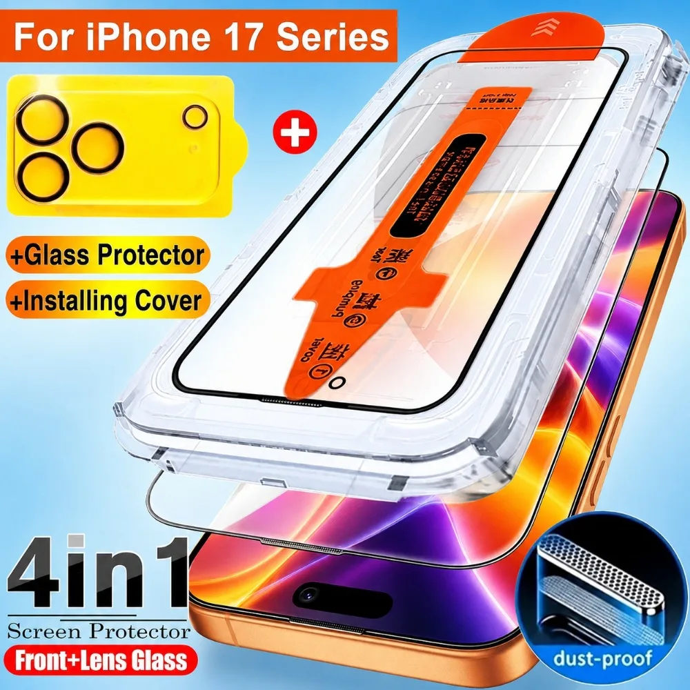 2Pcs Ultra Clear Tempered Glass For iPhone 17 16 15 Pro Max Air 16e 17e 15 14 Plus 14 13 12 11 Pro With 2Pcs Camera Lens Glass
2Pcs Ultra Clear Tempered Glass For iPhone 17 16 15 Pro Max Air 16e 17e 15 14 Plus 14 13 12 11 Pro With 2Pcs Camera Lens Glass
