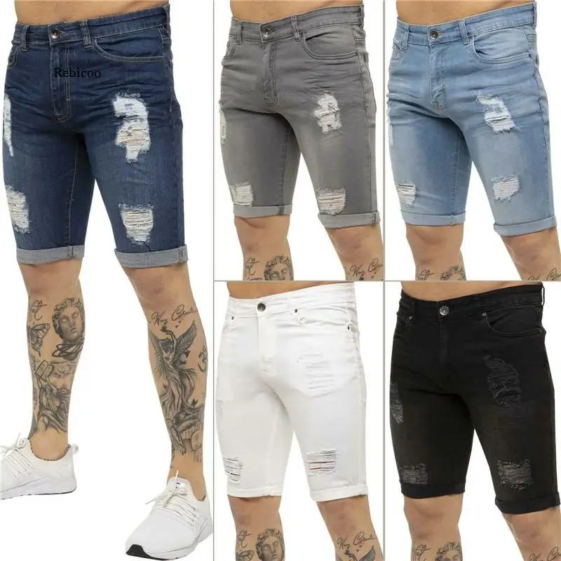 Summer New Fashion Casual Slim Fit Men's Stretch Short Jeans High Quality Elastic Denim Shorts
Summer New Fashion Casual Slim Fit Men's Stretch Short Jeans High Quality Elastic Denim Shorts