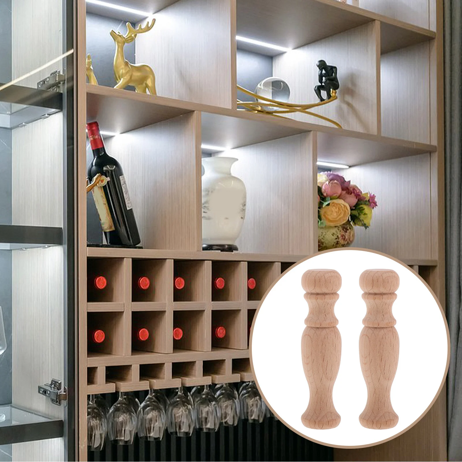 20Pcs Roman Pillar Decorative Wood Spindles Classic Carved Balusters for Stairs Furniture Home Restaurant Crafts Repair
20Pcs Roman Pillar Decorative Wood Spindles Classic Carved Balusters for Stairs Furniture Home Restaurant Crafts Repair