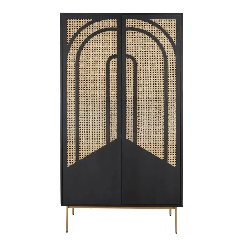 Nordic light luxury solid wood rattan wardrobe bedroom storage cabinet Japanese-style homestay double door locker
Nordic light luxury solid wood rattan wardrobe bedroom storage cabinet Japanese-style homestay double door locker