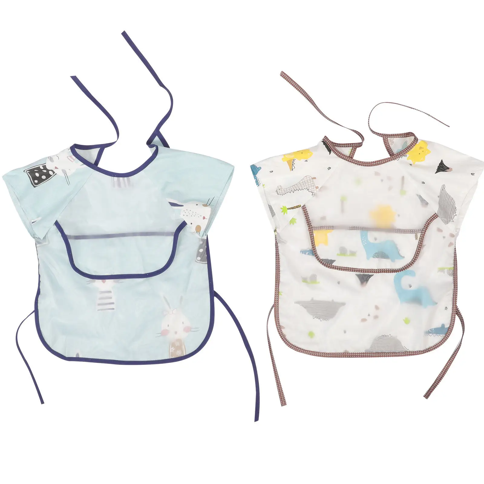 2Pcs Baby Waterproof Bib Coverage Dining Overclothes Toddler Food Drool Proof Easy Clean Children Accessories
2Pcs Baby Waterproof Bib Coverage Dining Overclothes Toddler Food Drool Proof Easy Clean Children Accessories