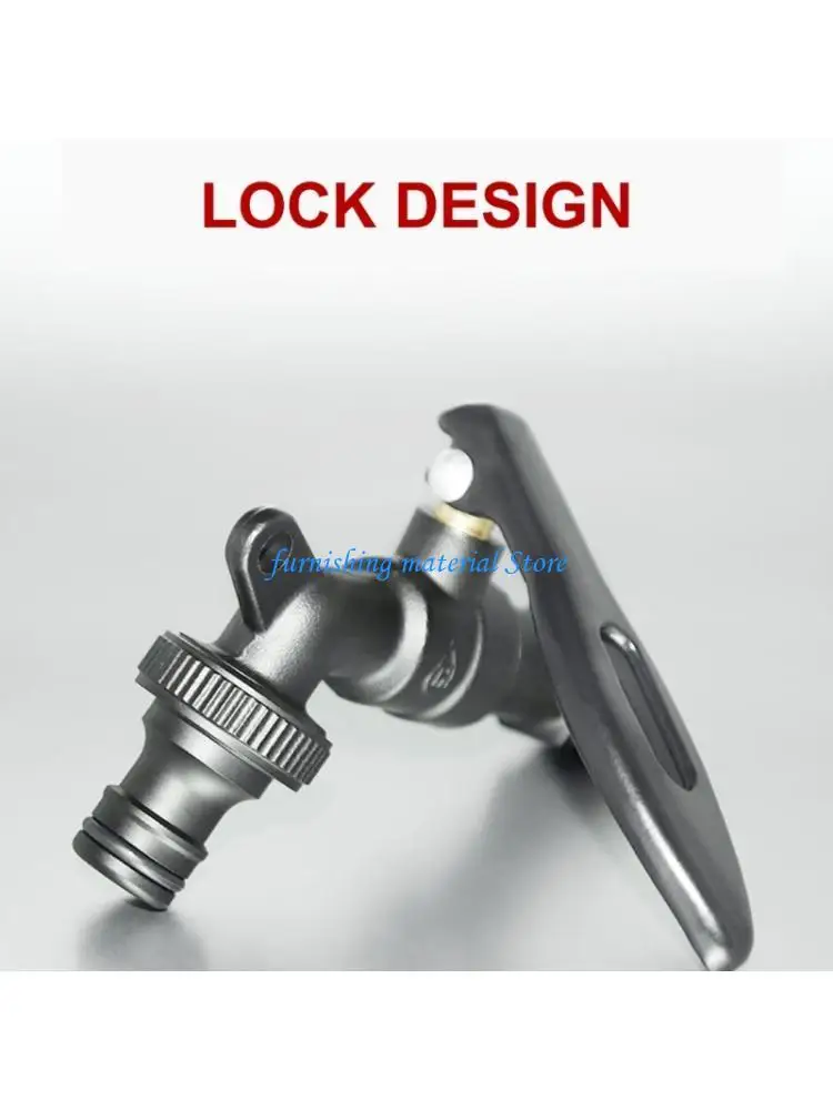 Y5GD Thickened Brass Garden Faucet Adapters High Flows Locked Outdoor Faucet Enduring
Y5GD Thickened Brass Garden Faucet Adapters High Flows Locked Outdoor Faucet Enduring