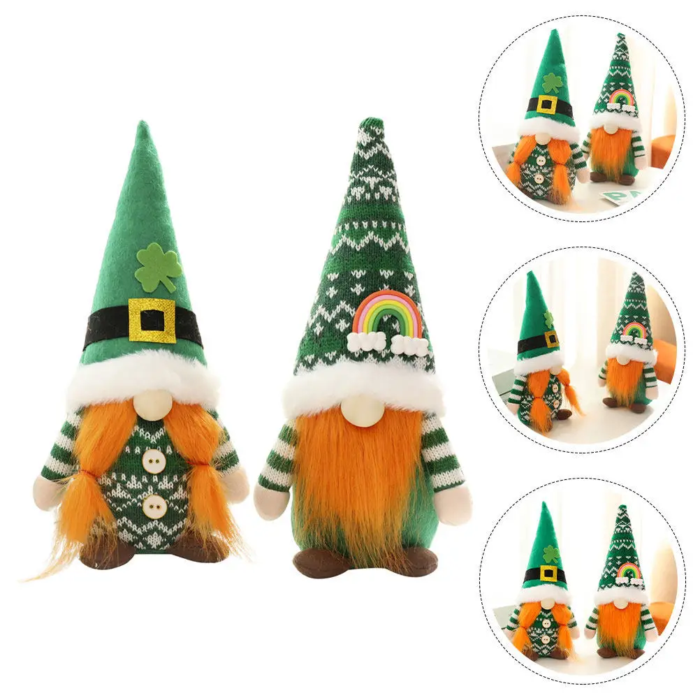 2Pcs St Patrick's Day Gnome Decor Lightweight Festive Dwarf Ornament for Home Table Desk Shelf Sofa Bookcase Bedside Dining
2Pcs St Patrick's Day Gnome Decor Lightweight Festive Dwarf Ornament for Home Table Desk Shelf Sofa Bookcase Bedside Dining