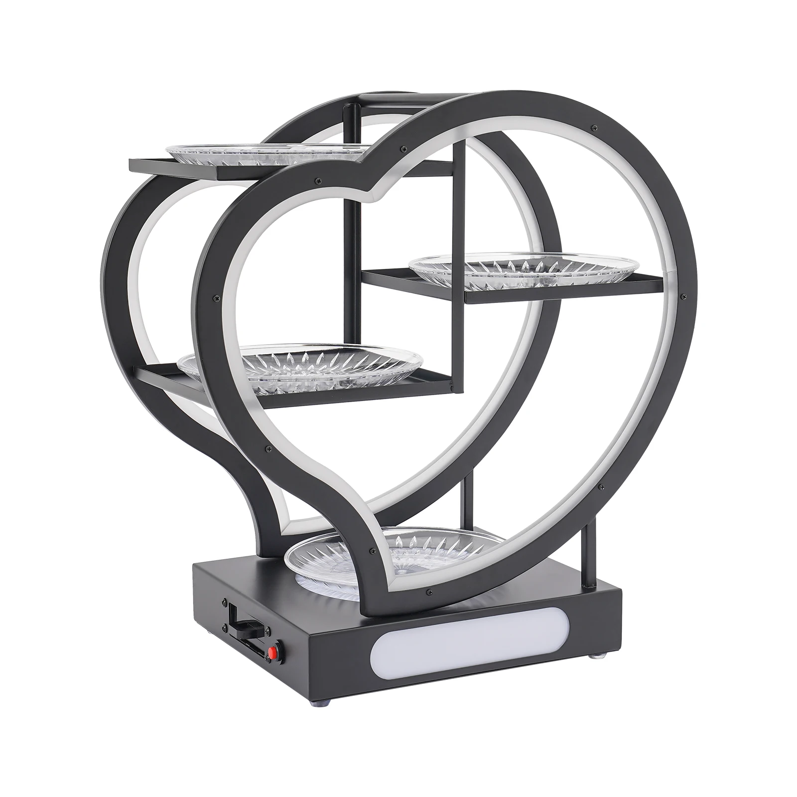 4 лотка в форме сердца, полка для фруктовых тарелок, 4,2 В, светодиодная тарелка для фруктов, 18650, батарея, закуски, креативная полка для демонстрации фруктов, 7 цветов для Resta
4 лотка в форме сердца, полка для фруктовых тарелок, 4,2 В, светодиодная тарелка для фруктов, 18650, батарея, закуски, креативная полка для демонстрации фруктов, 7 цветов для Resta