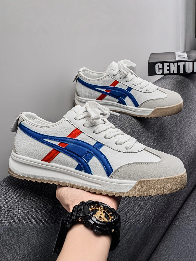 Casual Outdoor Men's Shoes Soft Bottom Leather Sneakers Versatile Summer Trendy Flat Heel Durable Rubber Sole round Toe
Casual Outdoor Men's Shoes Soft Bottom Leather Sneakers Versatile Summer Trendy Flat Heel Durable Rubber Sole round Toe
