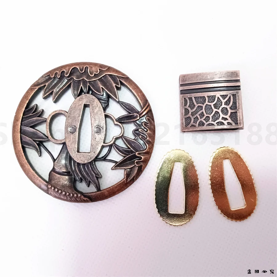 Beautiful Alloy Handguard Tsuba Guard Habaki Seppa For Japanese Japan Real Katana Samurai Sword Fittings Accessories New
Beautiful Alloy Handguard Tsuba Guard Habaki Seppa For Japanese Japan Real Katana Samurai Sword Fittings Accessories New