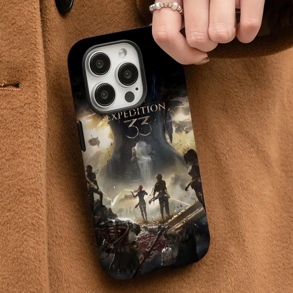 C-Clair Obscur Expedition 33 Phone Case For iPhone 16 15 14 13 Pro Max Plus Glossy HD Double-Layer Liquid Back Film Hard Shell
C-Clair Obscur Expedition 33 Phone Case For iPhone 16 15 14 13 Pro Max Plus Glossy HD Double-Layer Liquid Back Film Hard Shell