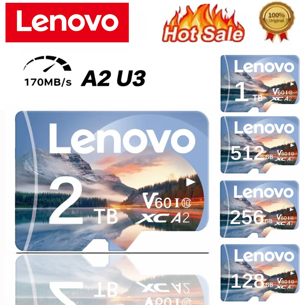 Original Lenovo SD Card 2T 1T Large Capacity Memory Card 128GB 256GB High Speed Micro TF Sd Card 512GB For Desktop/Mac/Cameras
Original Lenovo SD Card 2T 1T Large Capacity Memory Card 128GB 256GB High Speed Micro TF Sd Card 512GB For Desktop/Mac/Cameras