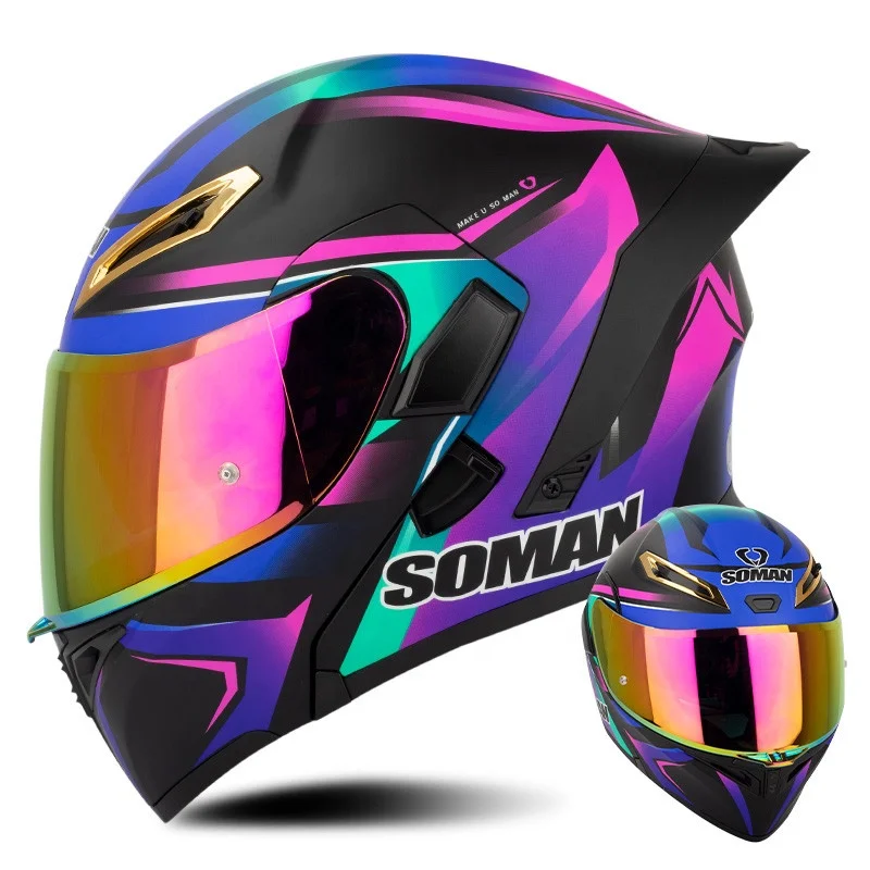 Dot Approved Double Sun Visor Flip Up Motorcycle Riding Helmets Open Face Motocross Racing Helmet Full Face Motorbike Helmet
Dot Approved Double Sun Visor Flip Up Motorcycle Riding Helmets Open Face Motocross Racing Helmet Full Face Motorbike Helmet