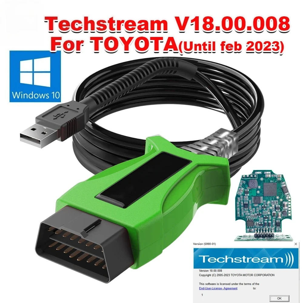V18.00.008 TIS Techstream For TOYOTA 2 TOYOTA2 V165 J2534 Passthru DLC3 OBDII OBD2 Auto Car Diagnostic Cable Scanner Until 2023
V18.00.008 TIS Techstream For TOYOTA 2 TOYOTA2 V165 J2534 Passthru DLC3 OBDII OBD2 Auto Car Diagnostic Cable Scanner Until 2023