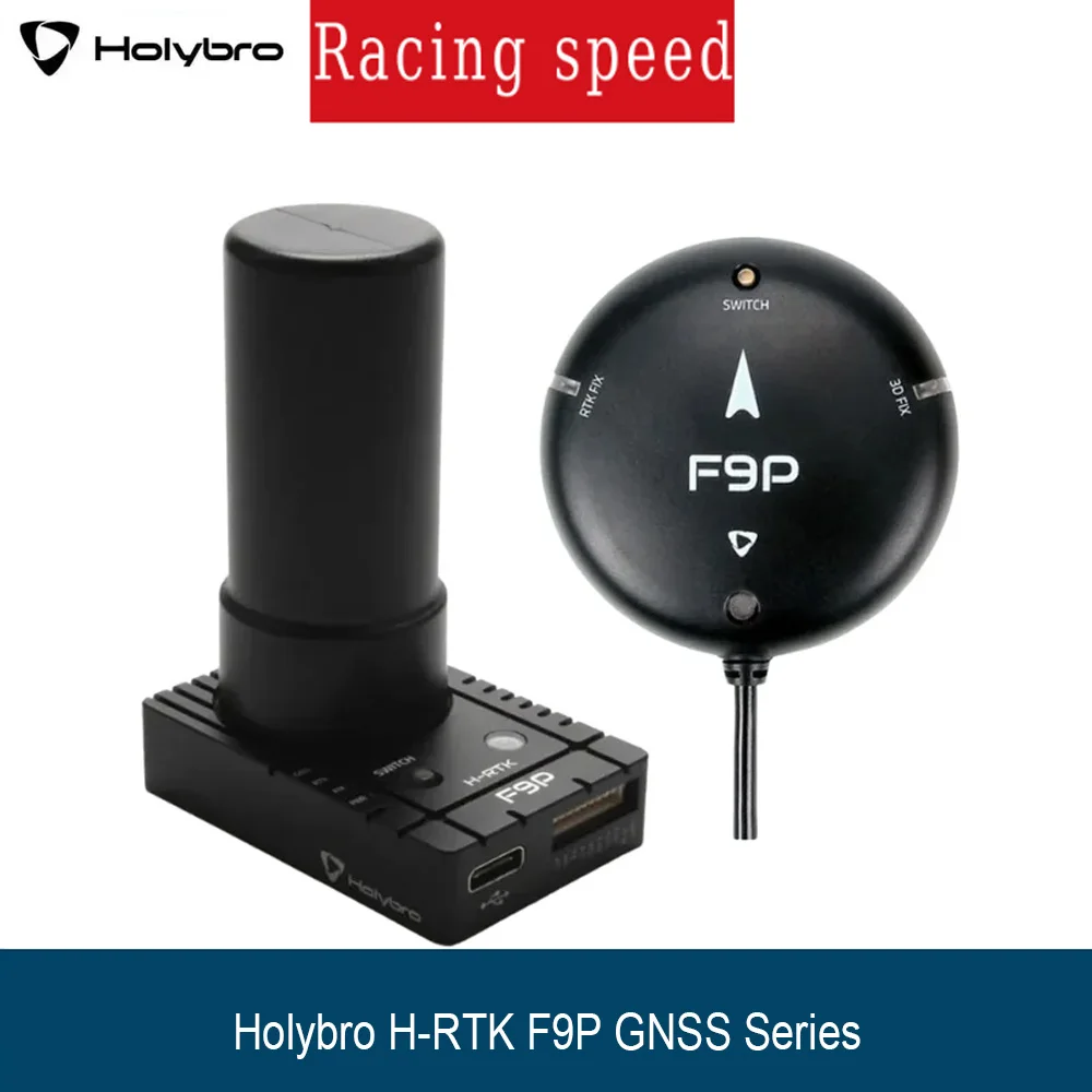 Holybro H-RTK F9P Series: Rover Lite / Helical Antenna / Base Station for GNSS GPS GLONASS Galileo, Pixhawk Flight Controller
Holybro H-RTK F9P Series: Rover Lite / Helical Antenna / Base Station for GNSS GPS GLONASS Galileo, Pixhawk Flight Controller