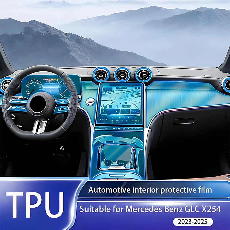 Fit for Mercedes Benz GLC X254 2023-2025 TPU Transparent Anti-Scratch Navigation Screen Control Panel Interior Trim Protective F
Fit for Mercedes Benz GLC X254 2023-2025 TPU Transparent Anti-Scratch Navigation Screen Control Panel Interior Trim Protective F