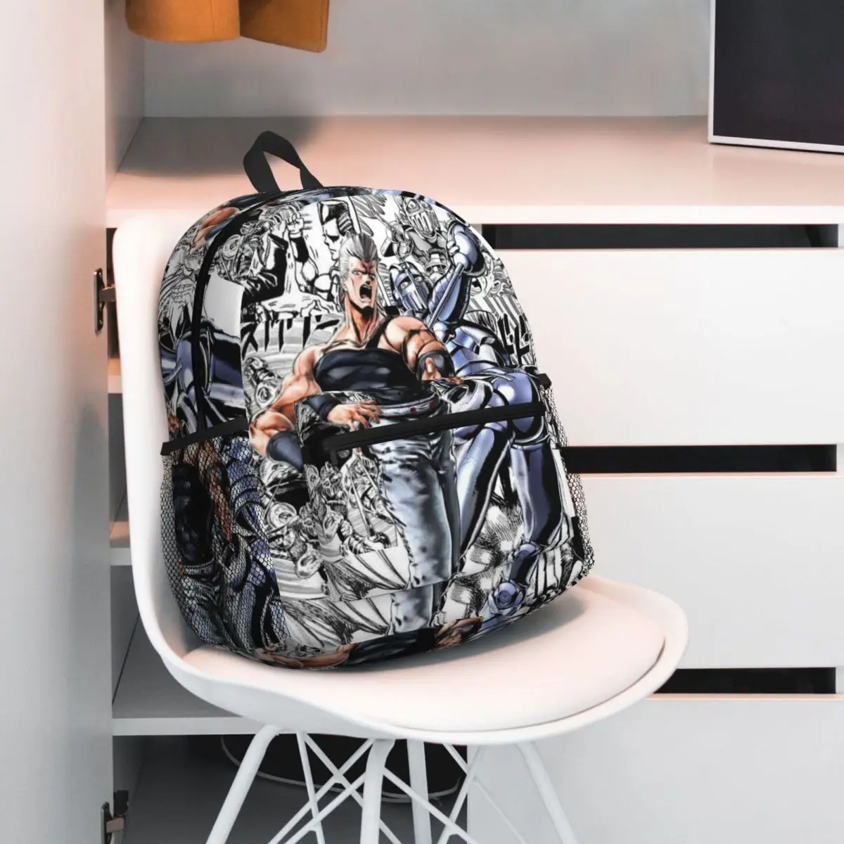 Jojos Bizarre Adventure Polnareff Backpack Student BookBag Kids School Bag Laptop Shoulder Bags for Boys Girls
Jojos Bizarre Adventure Polnareff Backpack Student BookBag Kids School Bag Laptop Shoulder Bags for Boys Girls