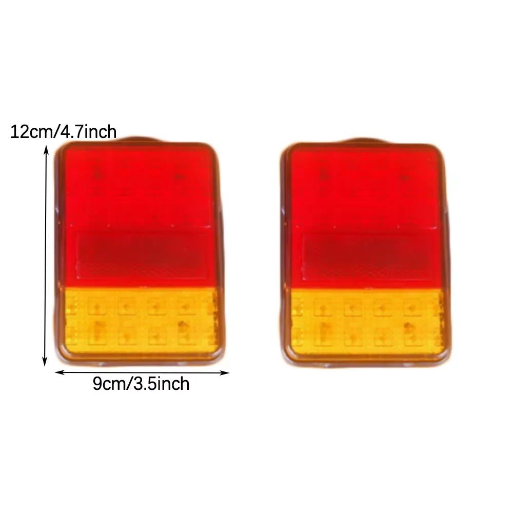 2PCS Accessories for Vehicles LED Turn Signal Rear Tail Light 12V Red/Amber for Trailer Truck Boat Taillights Warning
2PCS Accessories for Vehicles LED Turn Signal Rear Tail Light 12V Red/Amber for Trailer Truck Boat Taillights Warning
