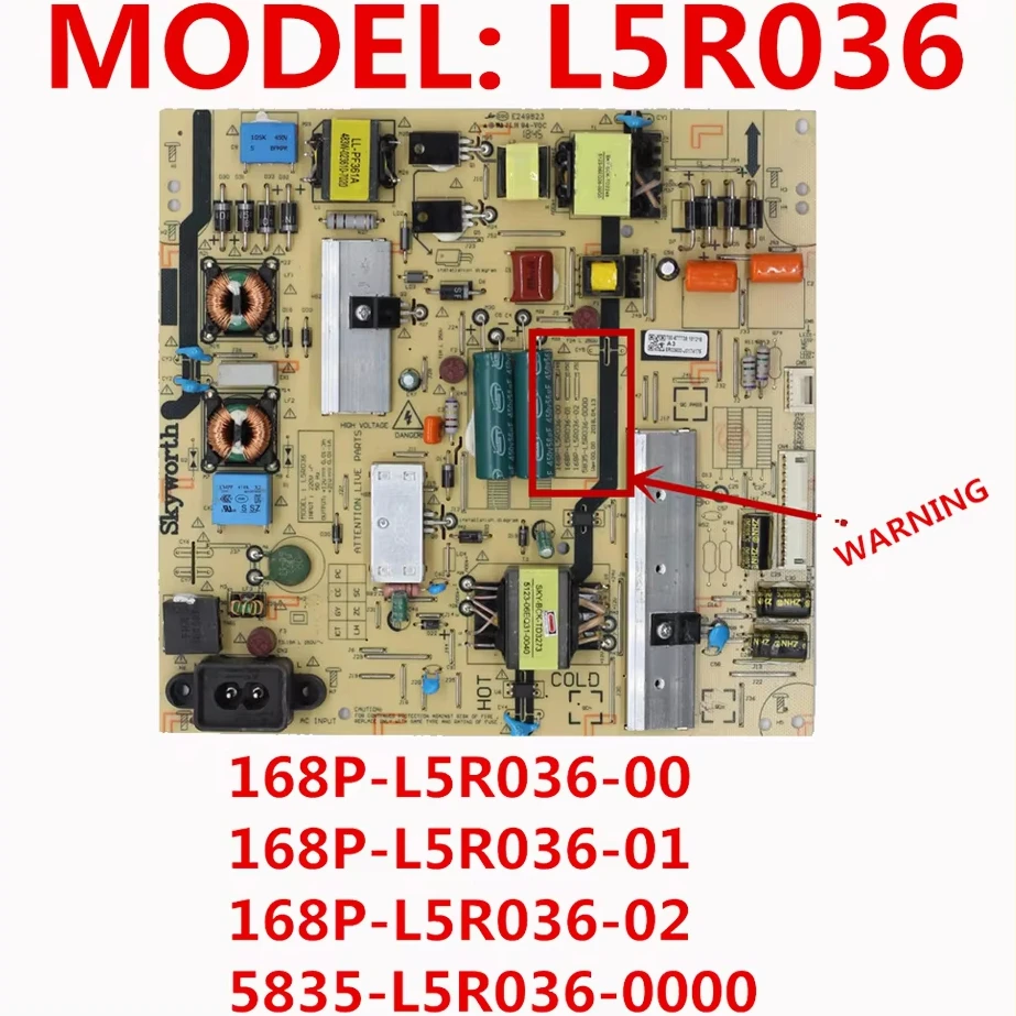 L5R036 168P-L5R036-00 168P-L5R036-01 168P-L5R036-02 5835-L5R036-0000 Original power board circuit board for TV
L5R036 168P-L5R036-00 168P-L5R036-01 168P-L5R036-02 5835-L5R036-0000 Original power board circuit board for TV