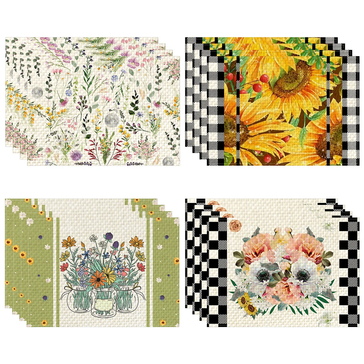 4Pcs Floral Linen Printed Placemat 30*45CM Linen Herbal Western Restaurant Table Mats for Party Kitchen Wedding Dining Decor
4Pcs Floral Linen Printed Placemat 30*45CM Linen Herbal Western Restaurant Table Mats for Party Kitchen Wedding Dining Decor