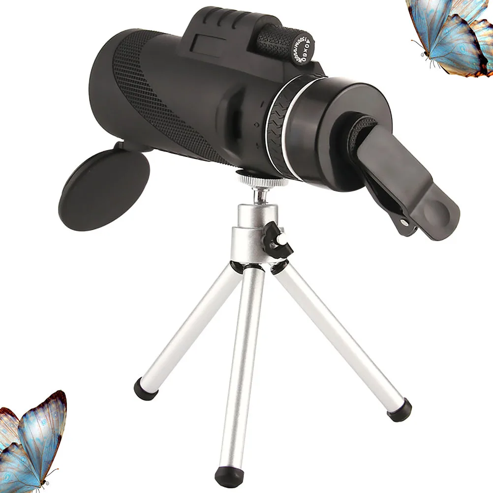 1Pcs 40x60 Single-Tube Telescope Portable High-Definition Tripod Phone Holder for Outdoor Bird Watching Games Concerts 
1Pcs 40x60 Single-Tube Telescope Portable High-Definition Tripod Phone Holder for Outdoor Bird Watching Games Concerts