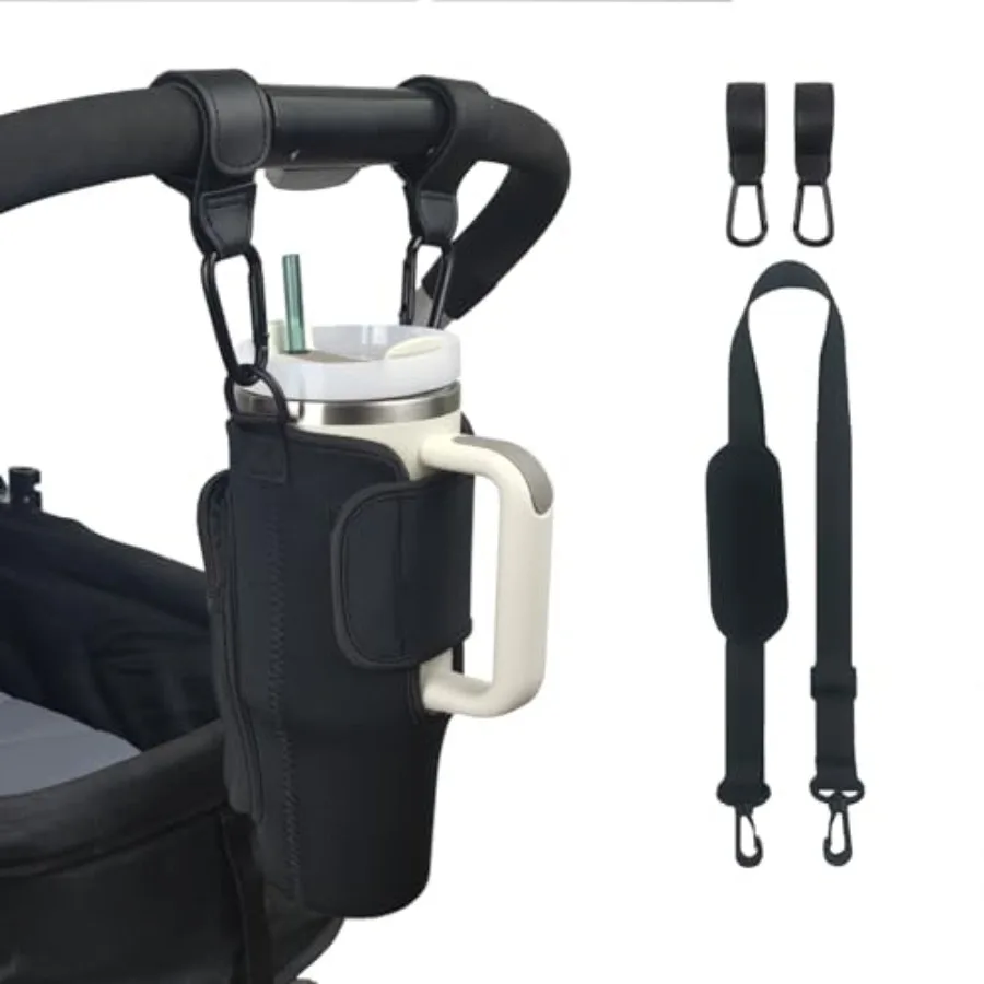 Stroller Cup Holder Compatible with Stanley, Stroller Cup Holder with Adjustable Strap and Pouch Taking Everywhere, Accessories
Stroller Cup Holder Compatible with Stanley, Stroller Cup Holder with Adjustable Strap and Pouch Taking Everywhere, Accessories