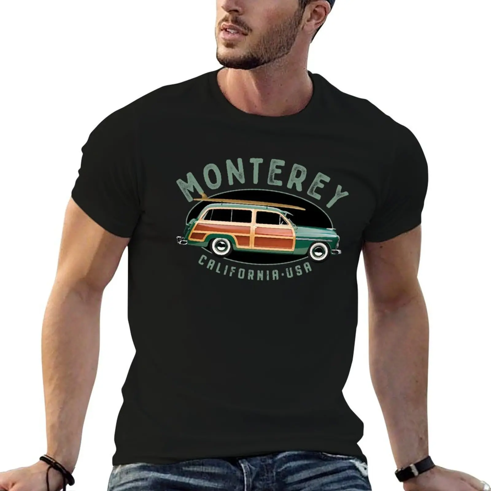 Monterey California Vintage Surfing Design T-Shirt man t shirts high quality luxury brand t shirts for man cotton T-Shirt
Monterey California Vintage Surfing Design T-Shirt man t shirts high quality luxury brand t shirts for man cotton T-Shirt