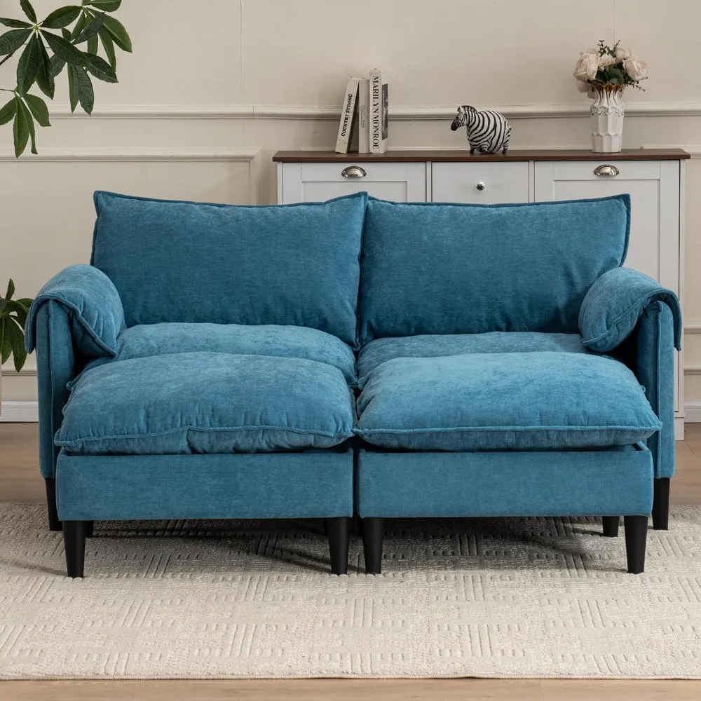 L-shaped Modular Sectional Sofa Couch With Storage Ottoman, 3 Seater Linen Upholstered Corner Sofa Small Couch
L-shaped Modular Sectional Sofa Couch With Storage Ottoman, 3 Seater Linen Upholstered Corner Sofa Small Couch