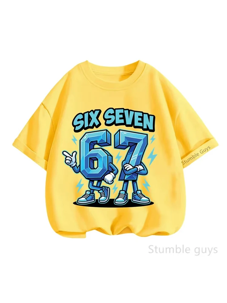 Kids Yellow "Six Seven" 67 Lightning 3D Style T-Shirt, Soft Cotton, Streetwear Teedf0194
Kids Yellow "Six Seven" 67 Lightning 3D Style T-Shirt, Soft Cotton, Streetwear Teedf0194