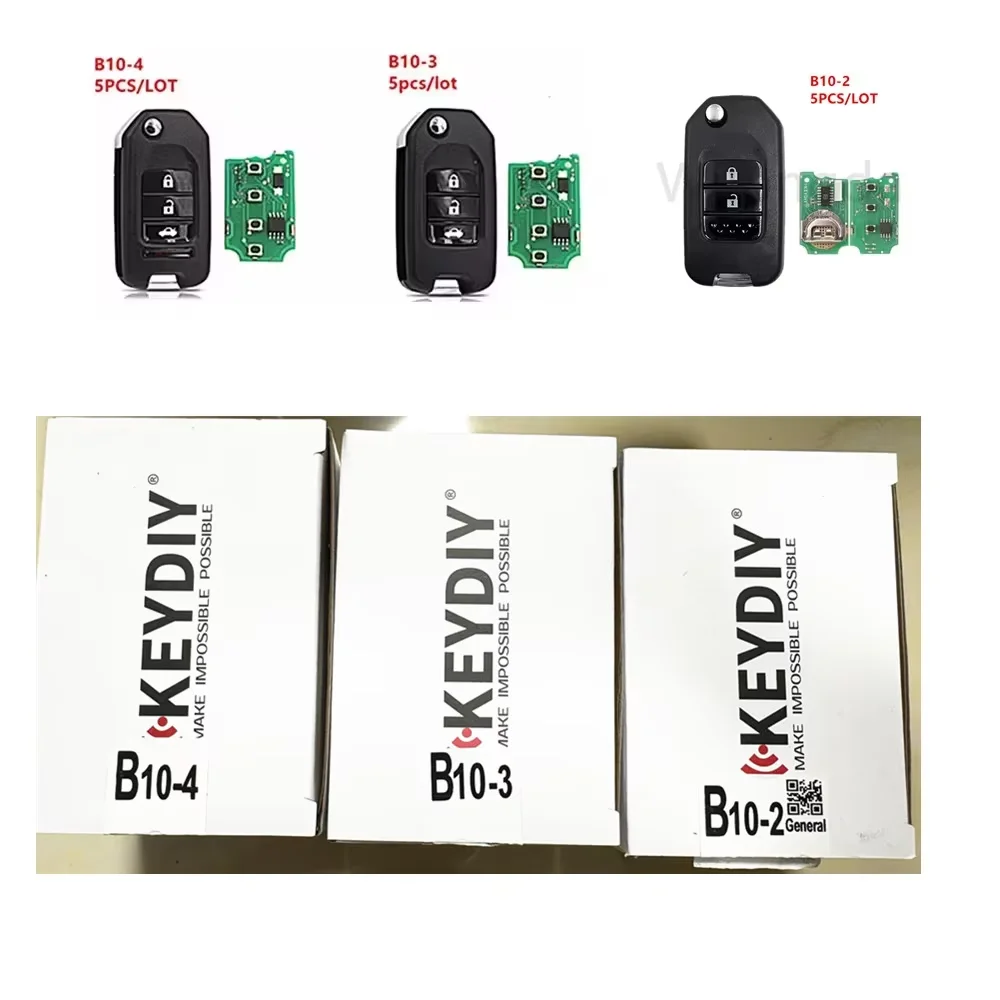 3 шт. универсальных пультов Keydiy KD B10 с 2/3/4 кнопками, серия B, для автомобилей Honda, совместимые с KD900, KD900+, KD-X2, URG200 Mini
3 шт. универсальных пультов Keydiy KD B10 с 2/3/4 кнопками, серия B, для автомобилей Honda, совместимые с KD900, KD900+, KD-X2, URG200 Mini