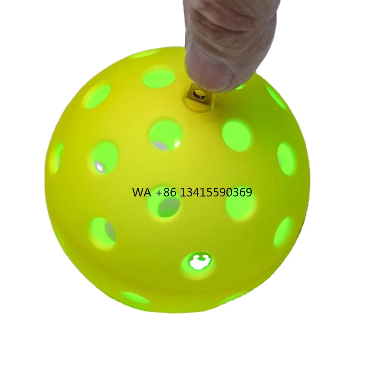 Hot Selling Outdoor Glow in Dark Pickleballs 74mm 40 Holes Luminous Pickle Balls
Hot Selling Outdoor Glow in Dark Pickleballs 74mm 40 Holes Luminous Pickle Balls