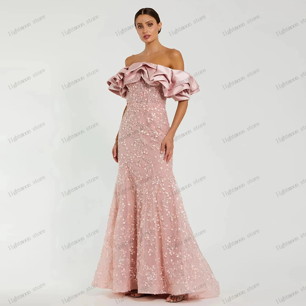 Exquisite Evening Dresses Luxury Prom Dress Lace Appliques Off The Shoulder Robes Floor Length Vestidos De Gala Customized 2026
Exquisite Evening Dresses Luxury Prom Dress Lace Appliques Off The Shoulder Robes Floor Length Vestidos De Gala Customized 2026