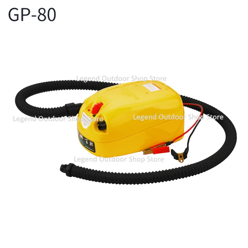Electrical High Pressure DC12V Electric Air Pump Inflatable Boat Dinghy Raft Sup Surf Board Stand Up Paddle Kayak Canoe GP-80
Electrical High Pressure DC12V Electric Air Pump Inflatable Boat Dinghy Raft Sup Surf Board Stand Up Paddle Kayak Canoe GP-80
