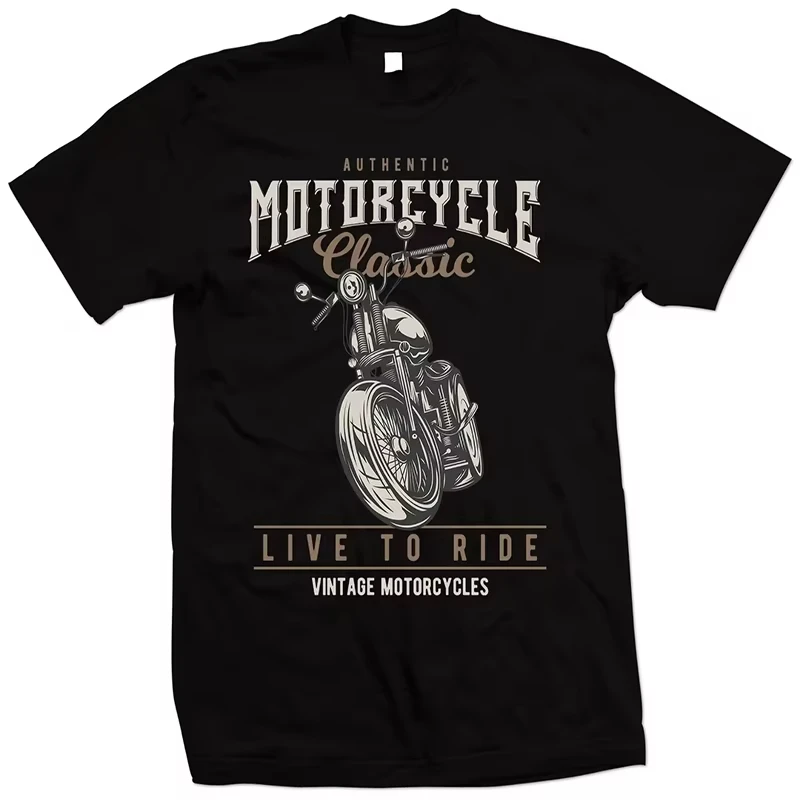 2026 New Classic Motorcycle Live To Ride Vintage Motorbike Shirt Biker T Shirt O-Neck Comfortable and versatile loose T-shirt
2026 New Classic Motorcycle Live To Ride Vintage Motorbike Shirt Biker T Shirt O-Neck Comfortable and versatile loose T-shirt