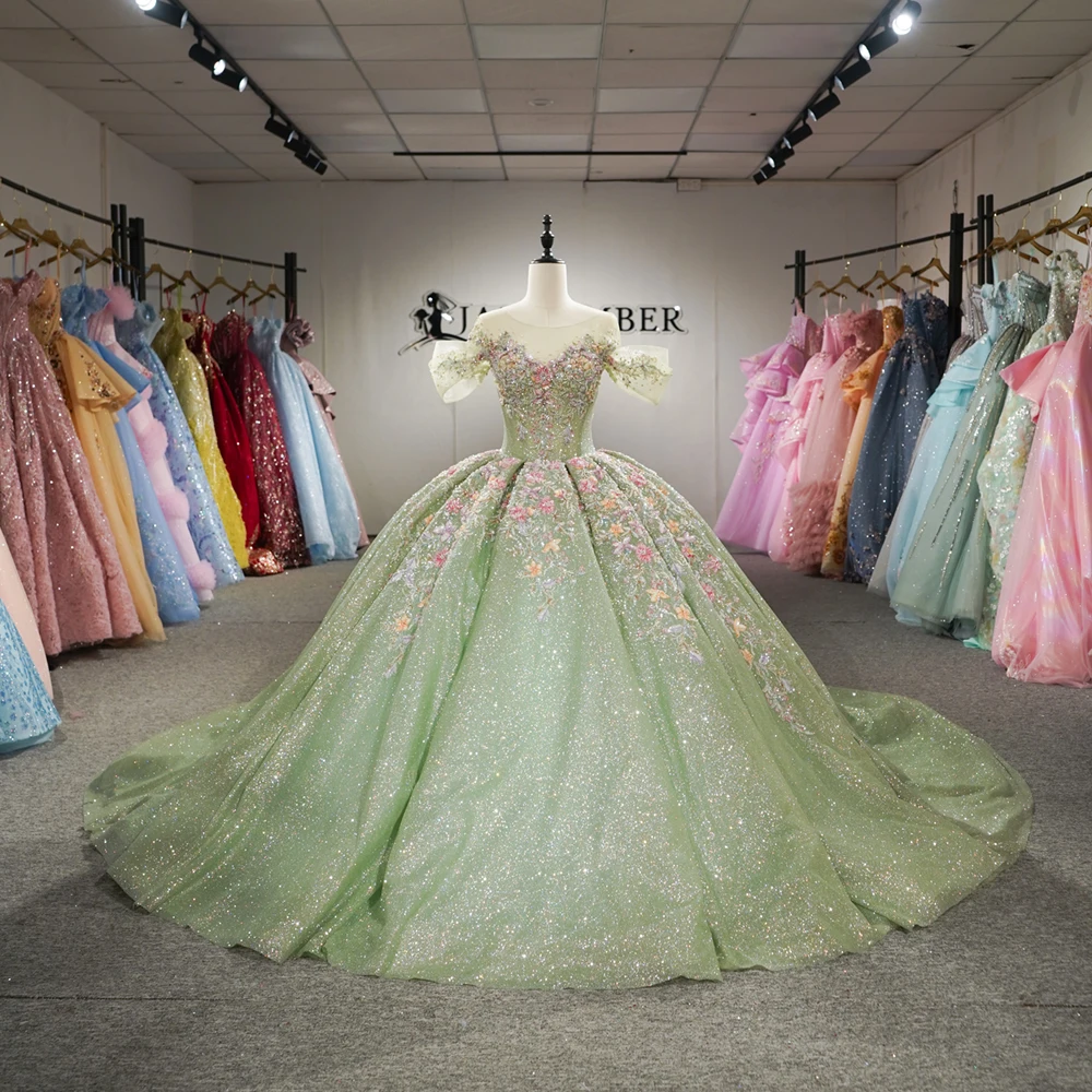 Customized Glittering Quinceanera Dresses Short Sleeves Beading Lace Organza Vestidos De 15 Anos Birthday Party Prom
Customized Glittering Quinceanera Dresses Short Sleeves Beading Lace Organza Vestidos De 15 Anos Birthday Party Prom