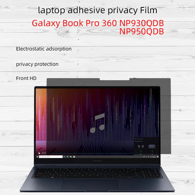 Защитная пленка с защитой от подглядывания, подходит для ноутбука SAMSUNG Galaxy Book Pro 360 NP930QDB NP950QDB
Защитная пленка с защитой от подглядывания, подходит для ноутбука SAMSUNG Galaxy Book Pro 360 NP930QDB NP950QDB