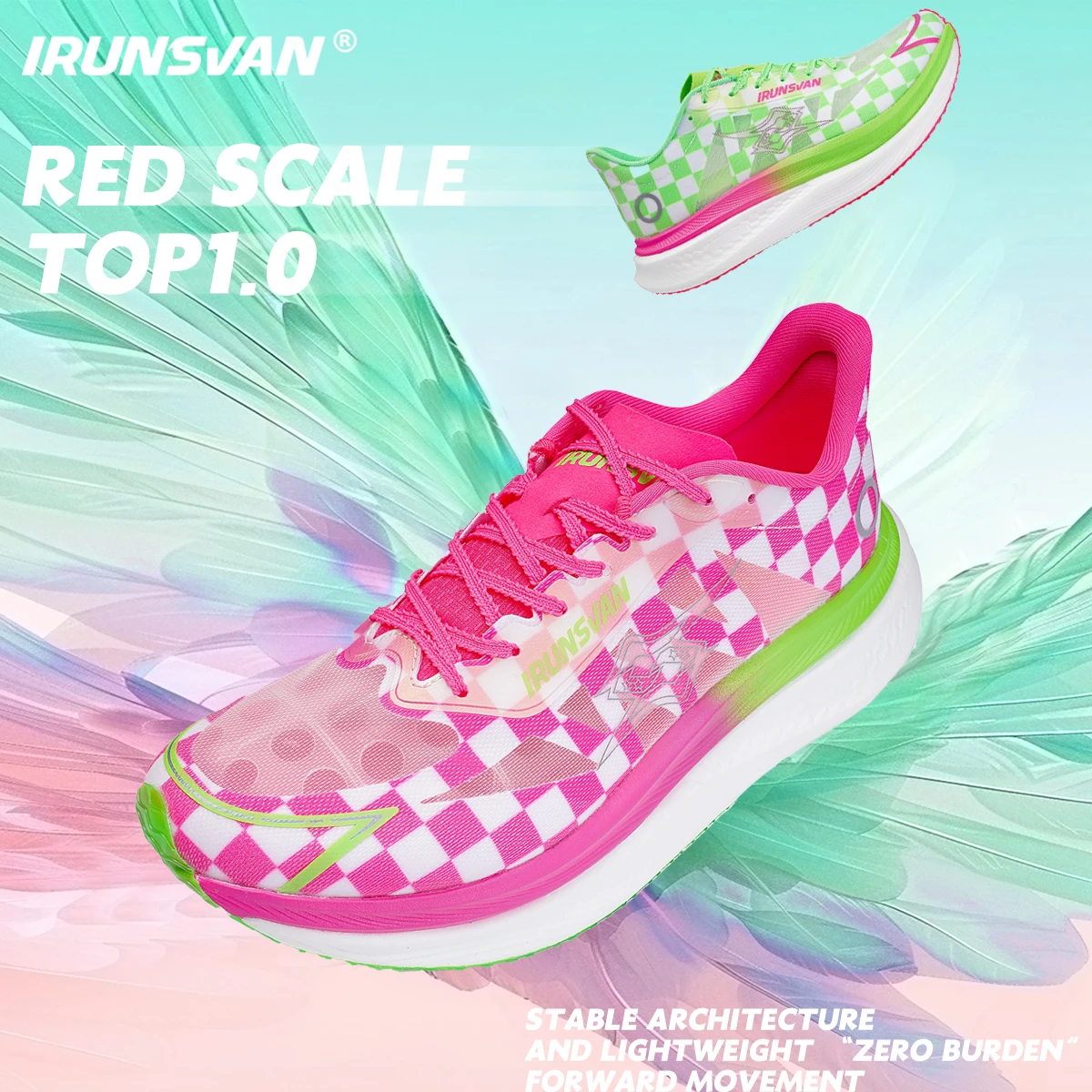 IRUNSVAN Marathon Running Shoes with Nylon Carbon Plate & Air Cushion - Lightweight Breathable for Heavy Runners, Energy Rebound
IRUNSVAN Marathon Running Shoes with Nylon Carbon Plate & Air Cushion - Lightweight Breathable for Heavy Runners, Energy Rebound