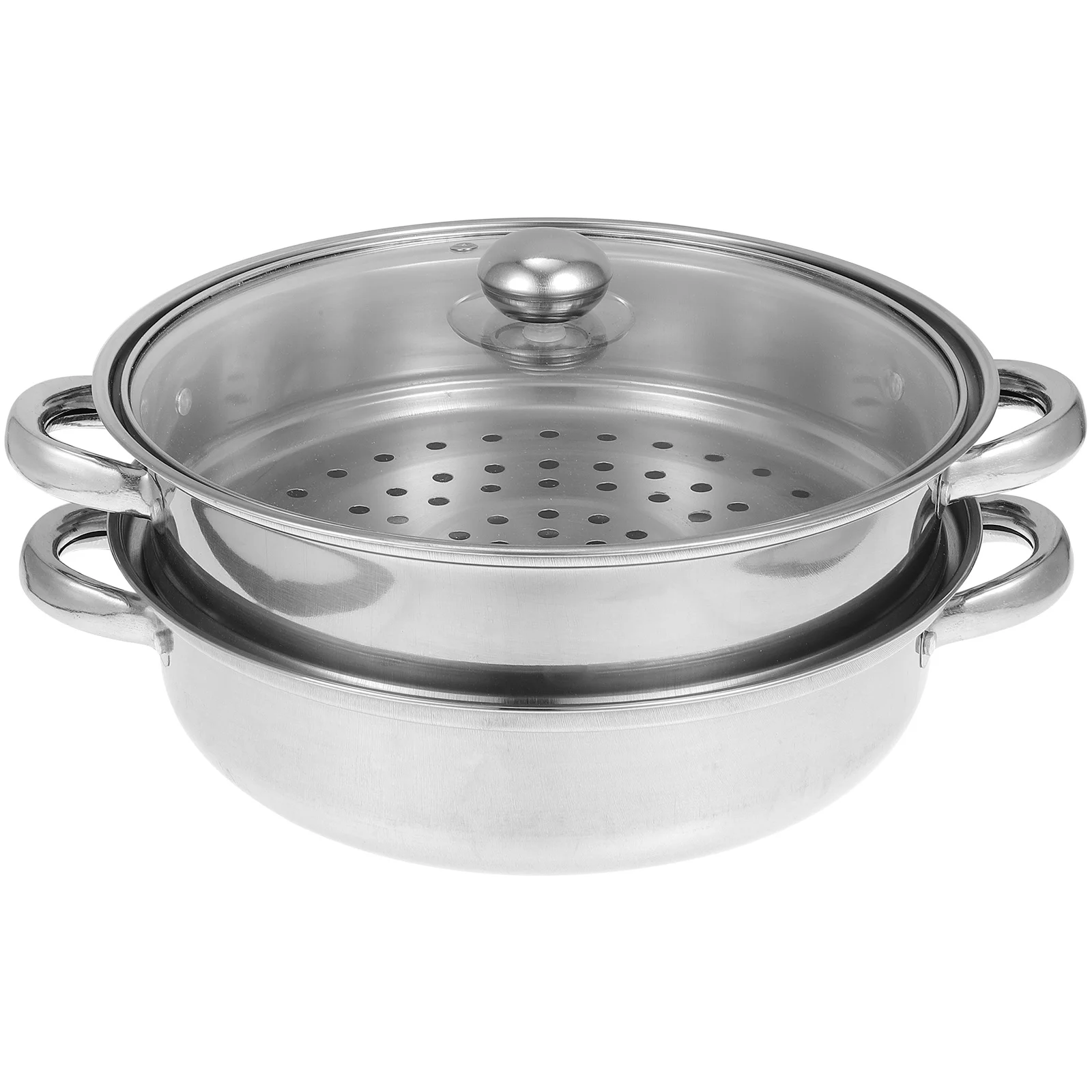 Cooking Pot Stainless Steel Steamer Kitchen Steaming Household Steamers Food for Double-layer
Cooking Pot Stainless Steel Steamer Kitchen Steaming Household Steamers Food for Double-layer