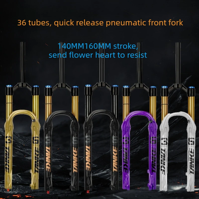 MTB Fork Quick Release Air Suspension 27.5 Inch XC Downhill Adjustable Rebound
MTB Fork Quick Release Air Suspension 27.5 Inch XC Downhill Adjustable Rebound