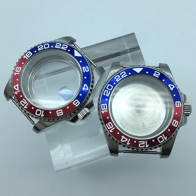40mm silver watch case, 200m waterproof sapphire glass, 120 RPM ceramic bezel for Seiko nh35 nh36 nh38 movement For 28.5mm Dial
40mm silver watch case, 200m waterproof sapphire glass, 120 RPM ceramic bezel for Seiko nh35 nh36 nh38 movement For 28.5mm Dial