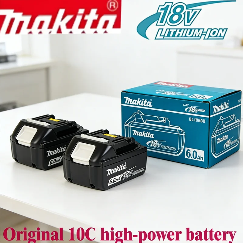 20206 Genuine battery from Makita, 18V 6.0Ah 10C high-power aluminum battery, for all models of Makita 18V power tools
20206 Genuine battery from Makita, 18V 6.0Ah 10C high-power aluminum battery, for all models of Makita 18V power tools