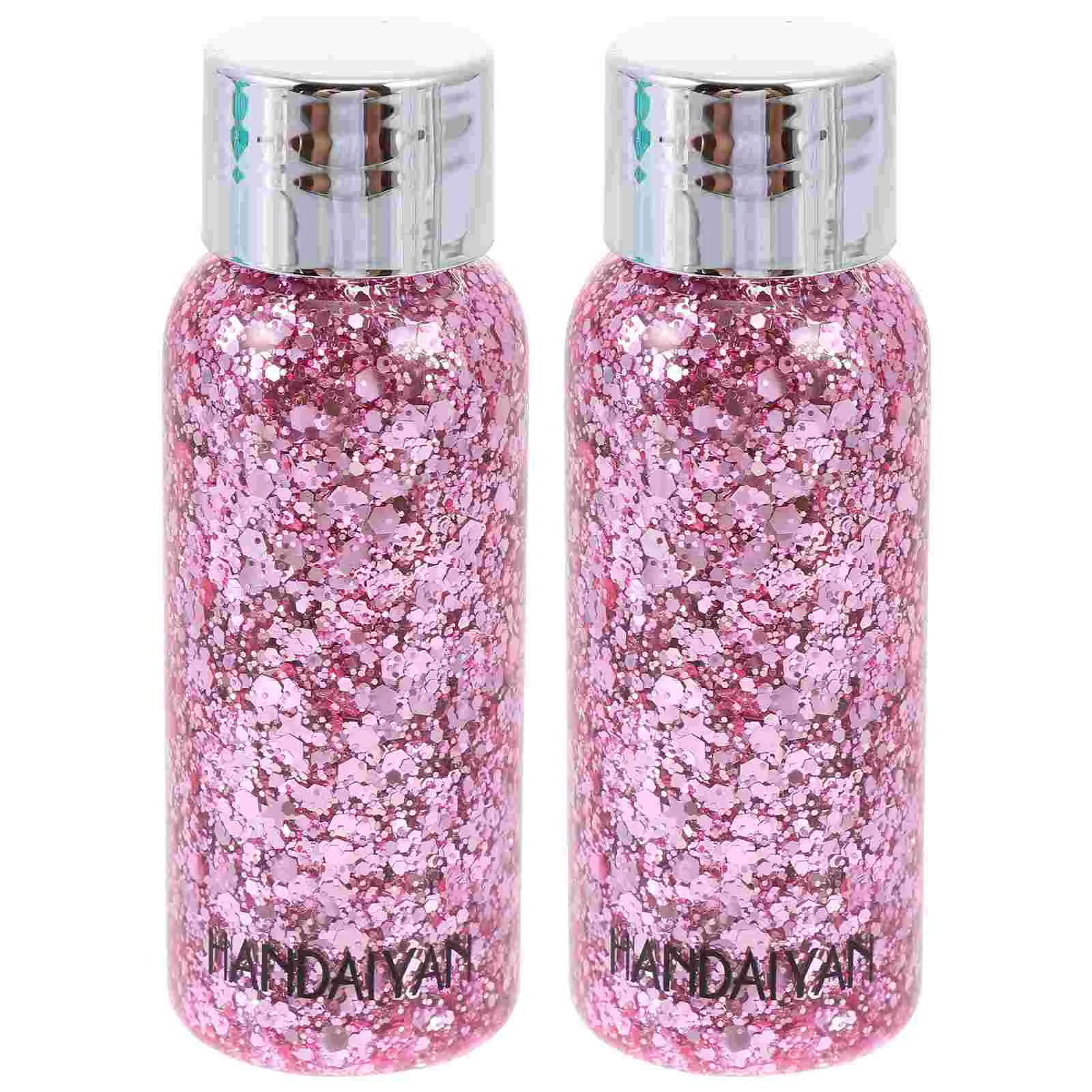 2 Pcs Glitter Eyeshadow Face Body Sequins Gel For Facial Shimmering Cream Top Coat Lotion Fashion Pink Shining
2 Pcs Glitter Eyeshadow Face Body Sequins Gel For Facial Shimmering Cream Top Coat Lotion Fashion Pink Shining