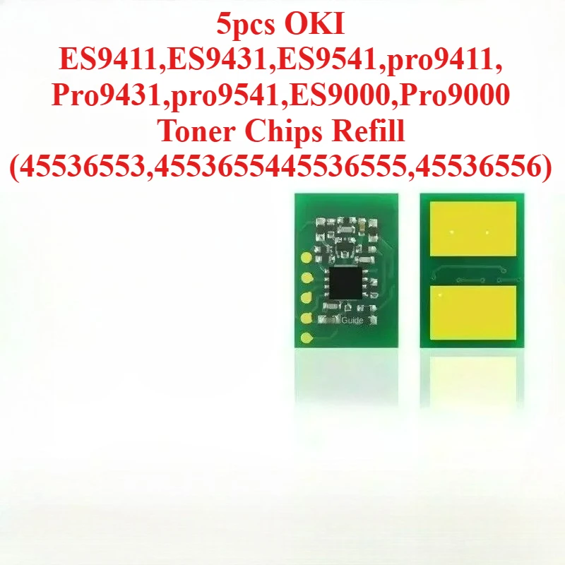 5 шт. OKI ES9411, ES9431, ES9541, pro9411, Pro9431, pro9541, ES9000, Pro9000 заправка чипов с тонером (45536553,4553655445536555,45536556)
5 шт. OKI ES9411, ES9431, ES9541, pro9411, Pro9431, pro9541, ES9000, Pro9000 заправка чипов с тонером (45536553,4553655445536555,45536556)