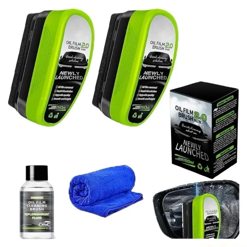 QX2E Clear Sight Glass Cleaner, 2025 Upgrade Clear Sight Car Windshield,Automotive Oil Film Cleaning Brush, Clearviews Cleaner
QX2E Clear Sight Glass Cleaner, 2025 Upgrade Clear Sight Car Windshield,Automotive Oil Film Cleaning Brush, Clearviews Cleaner