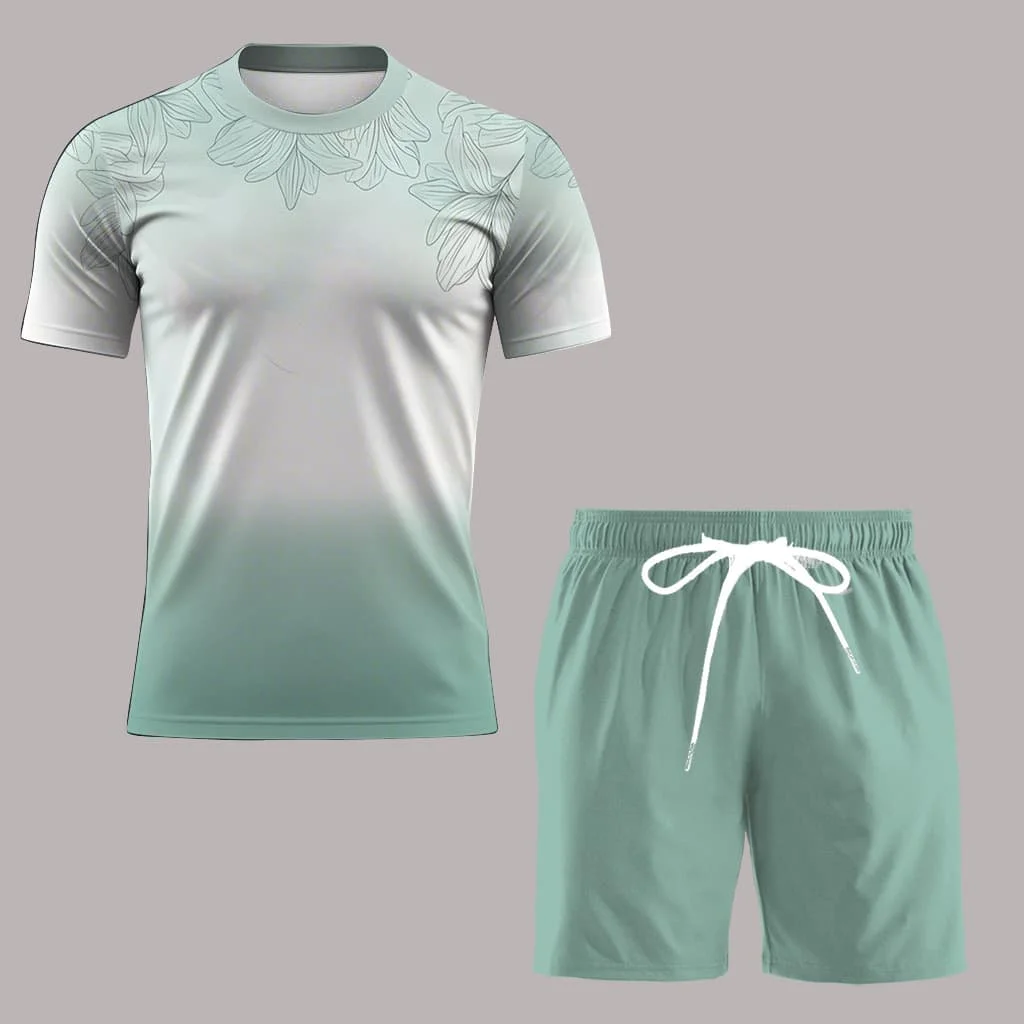 Мужская повседневная одежда, дышащие летние тренировочные шорты с короткими рукавами для бега, комплект из 2 предметов и цельный топ, мужская одежда
Мужская повседневная одежда, дышащие летние тренировочные шорты с короткими рукавами для бега, комплект из 2 предметов и цельный топ, мужская одежда