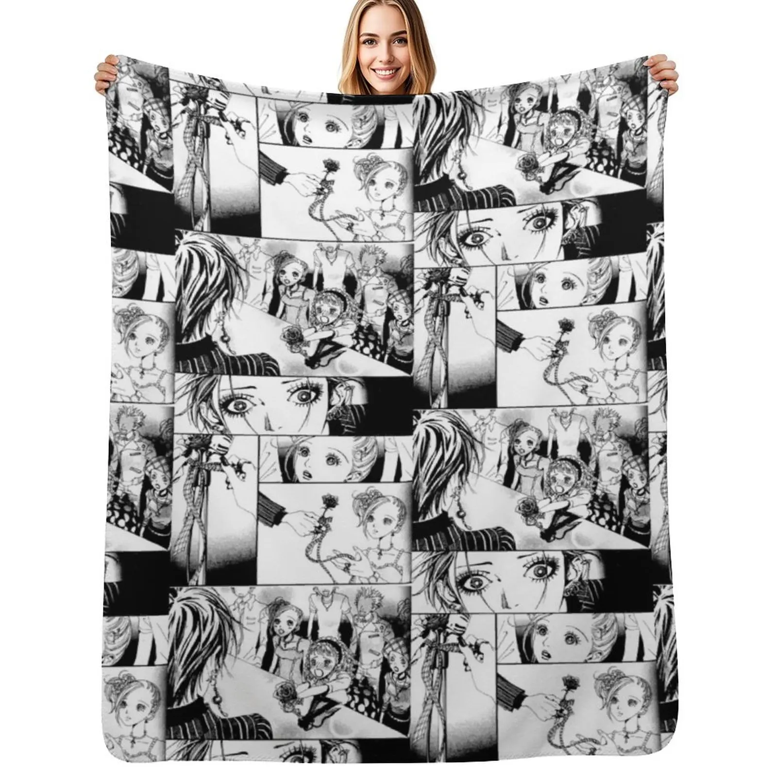 Nana Osaki in the concert Throw Blanket Machine Washable Soft Warm Blanket
Nana Osaki in the concert Throw Blanket Machine Washable Soft Warm Blanket